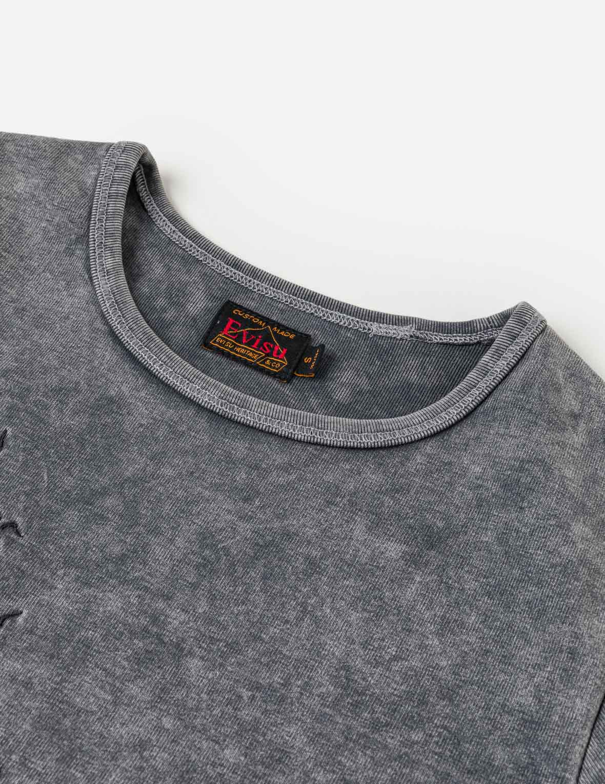 標語海鷗刺繡重水洗T恤