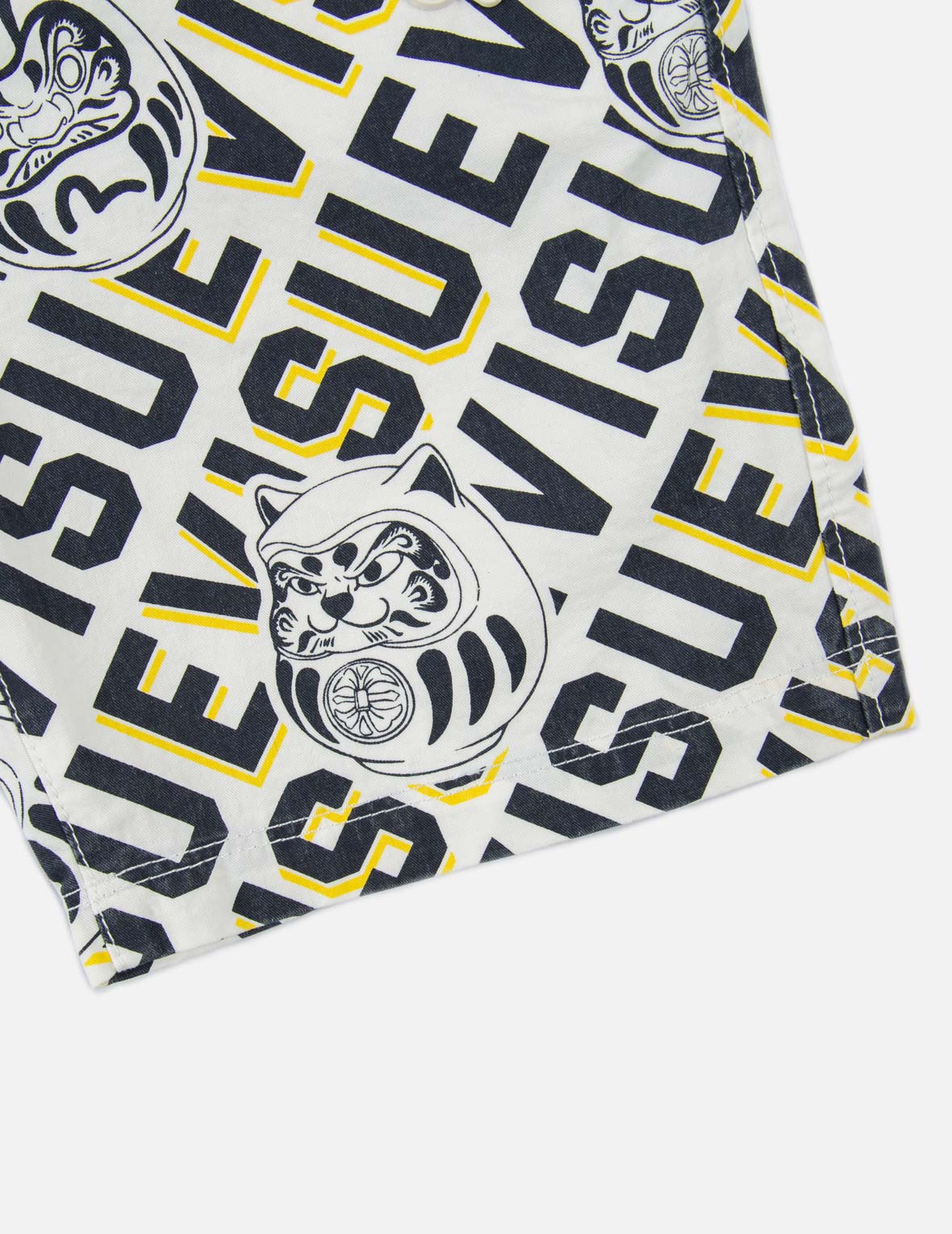 Allover Logo and Daruma Buddies Shorts