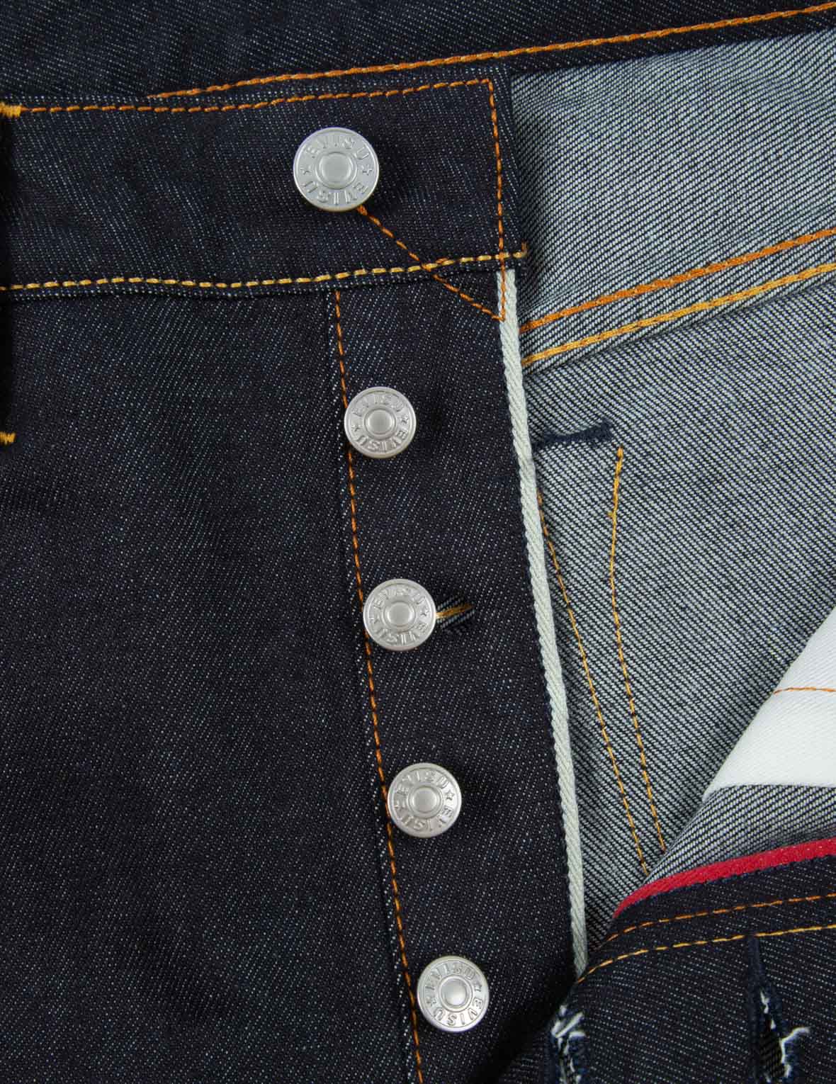 大M印花闊腳牛仔褲 #2000