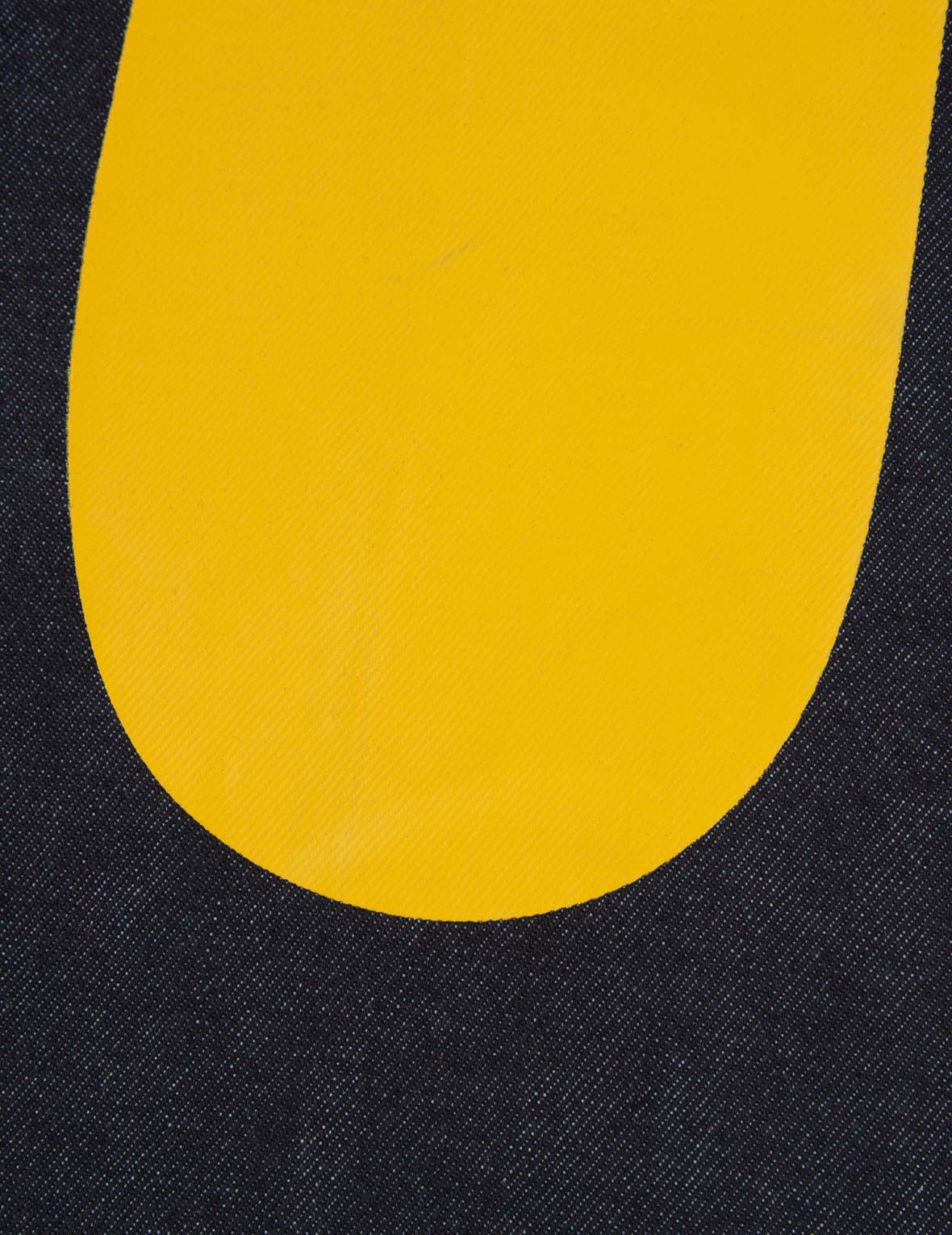 大M印花闊腳牛仔褲 #2000