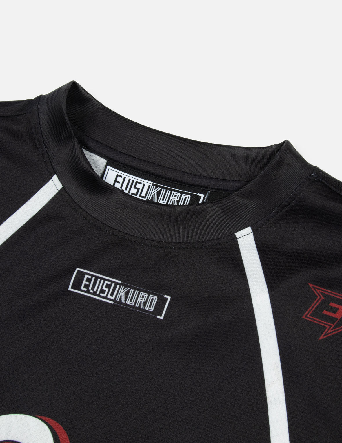 Chrome Fire and Multi-Logo Regular Fit Long-Sleeve Racing T-Shirt