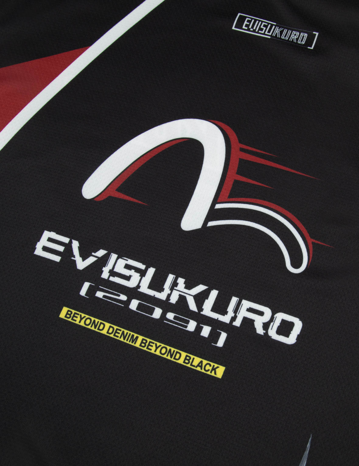 Chrome Fire and Multi-Logo Regular Fit Long-Sleeve Racing T-Shirt