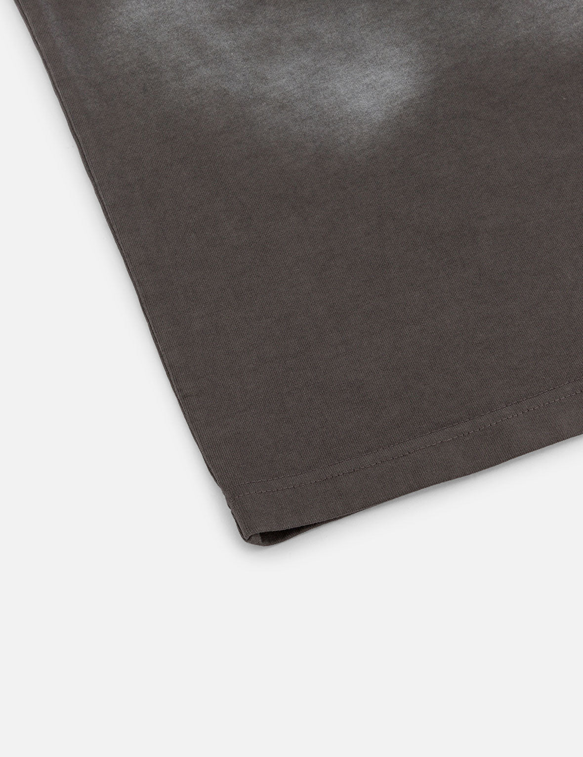 Garment Dyed Calligraphy Logo Print Oversized T-shirt