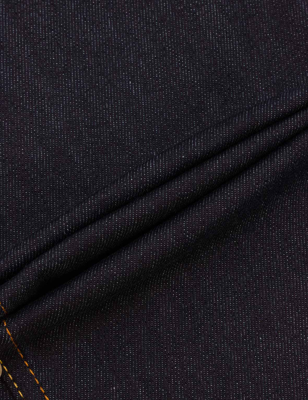 忍者達摩大M刺繡窄腳牛仔褲 #2017