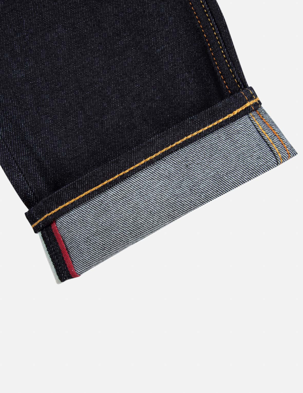 Seagull Print Pockets Taper Fit Jeans #2017