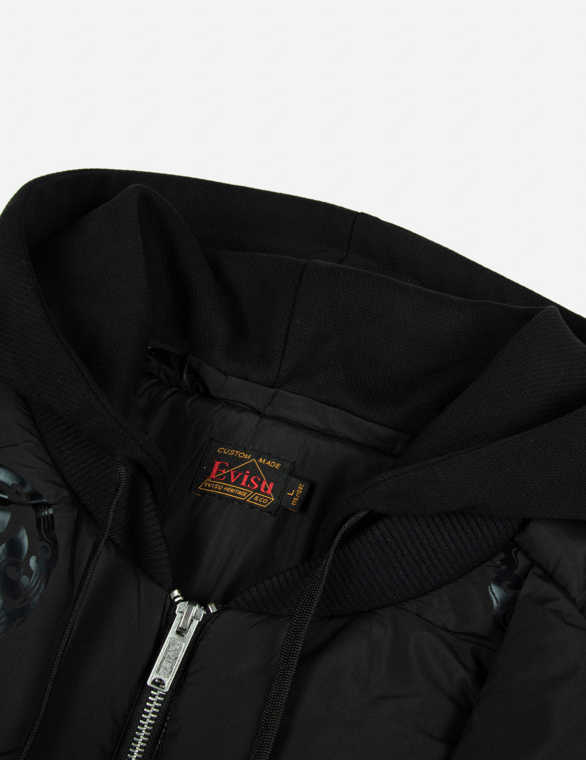 家花印花寬版飛行員夾棉外套