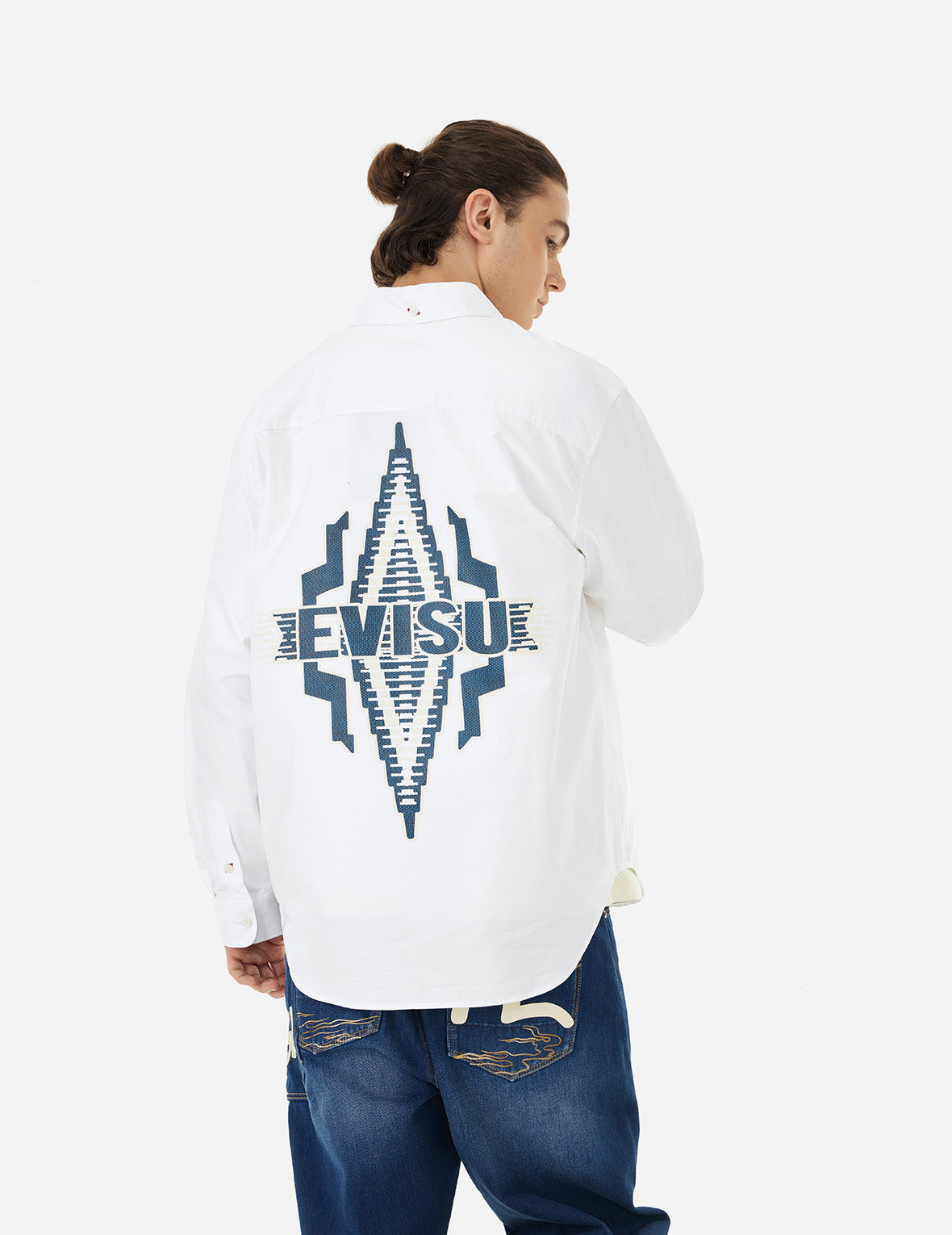 Chimayo Tapestry and Seagull Print Relax Fit Shirt