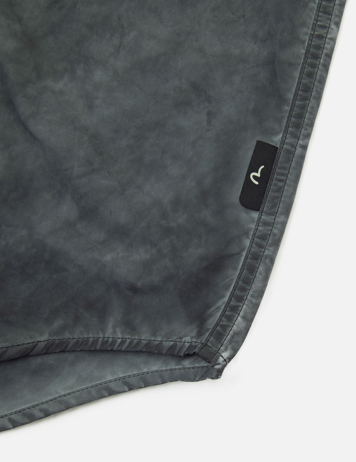 Washed Seagull Embroidery Loose Fit Shirt