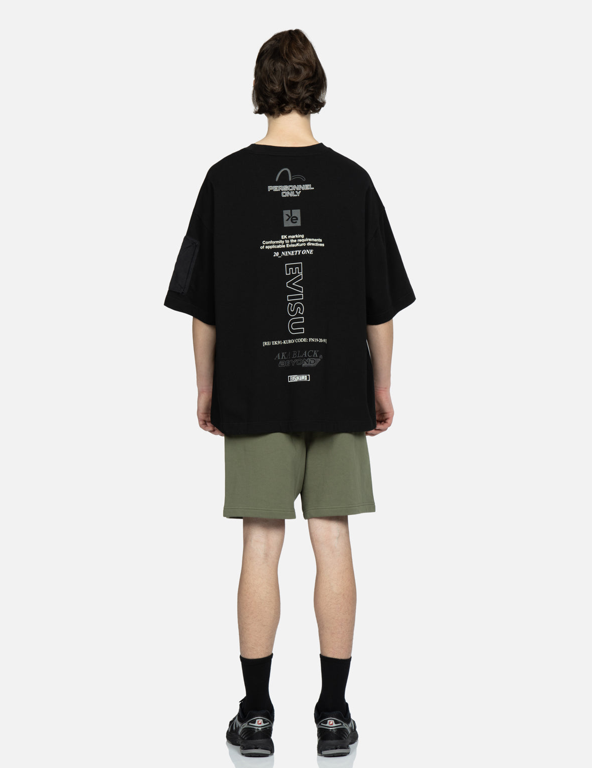 Logo and Seagull Print Sweat Shorts