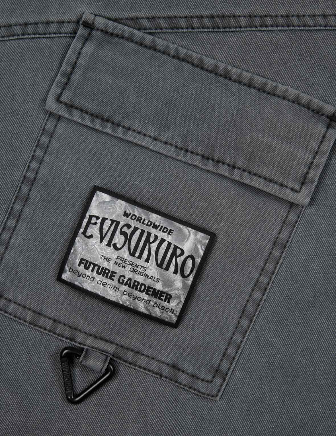 多口袋超寬版工裝外套