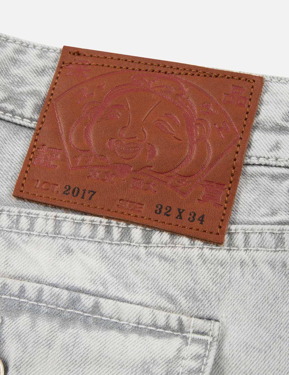 多口袋窄腳牛仔褲 #2017