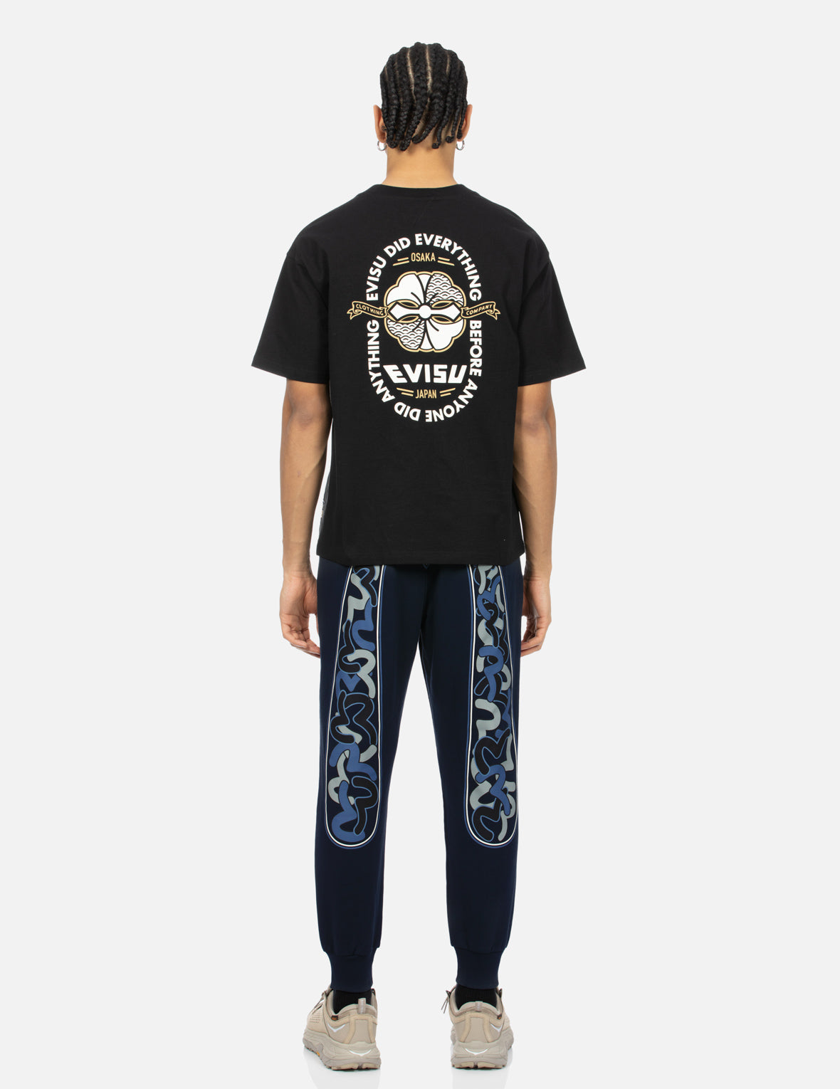 海鷗滿地大M印花常規版型運動褲