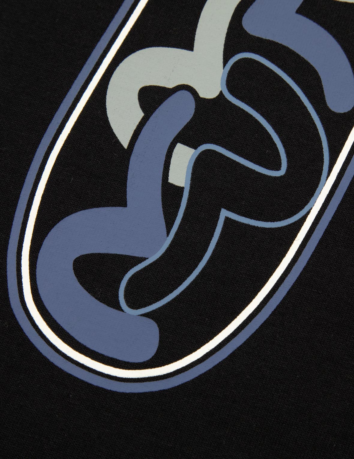 玩樂佛頭與重疊海鷗大M印花常規版型T恤