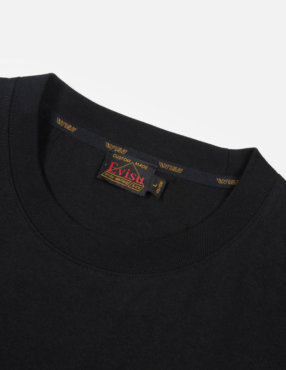 發泡線跡家花和海鷗大M印花寬版T恤