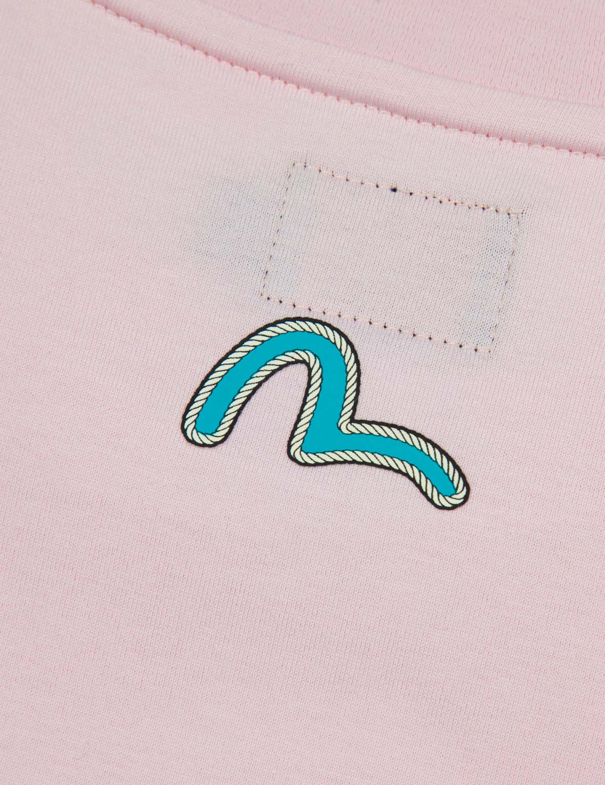 Logo Print and Fortune Cat Embroidery Badge Boyfriend T-shirt