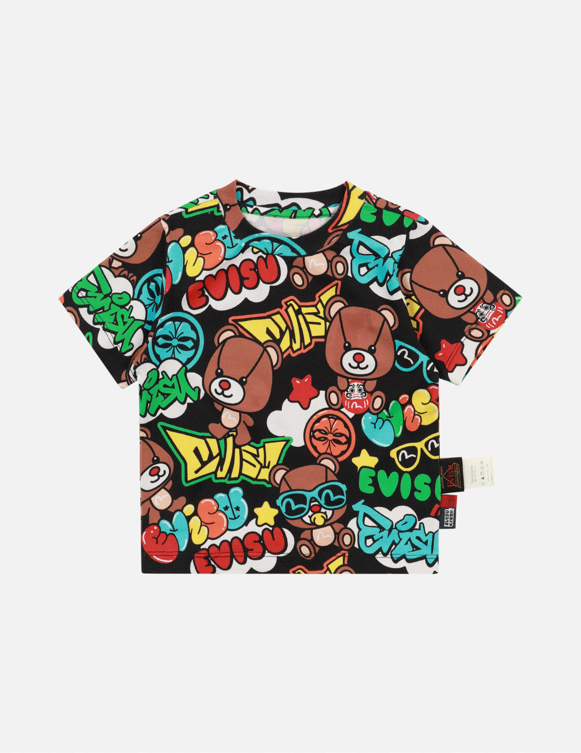 塗鴉風多重印花常規版型T恤