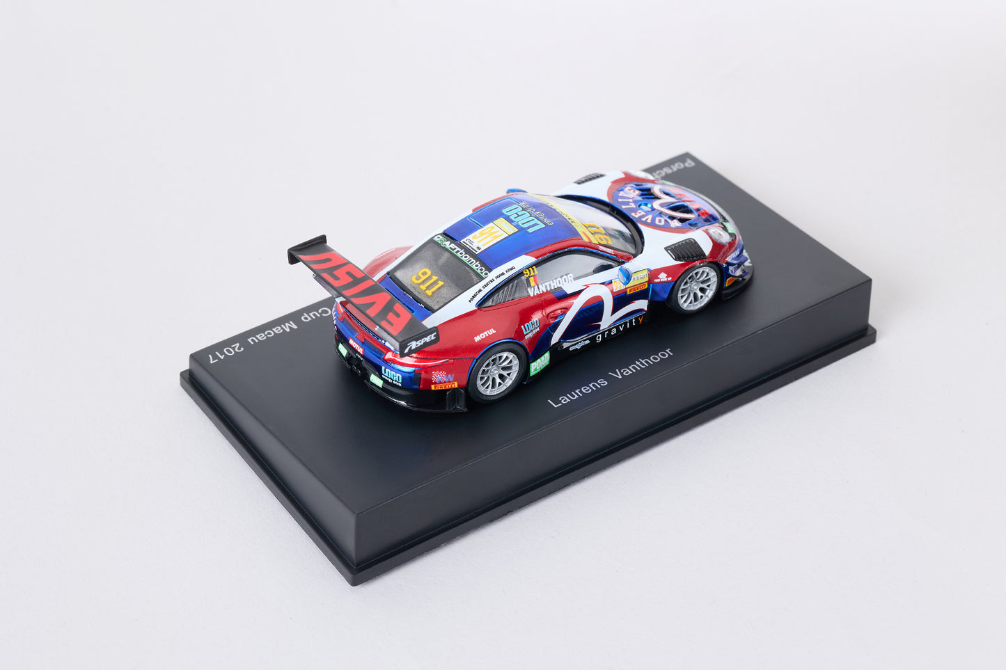 EVISU X PORSCHE GT3 R 1:64 Scale Diecast Model Car