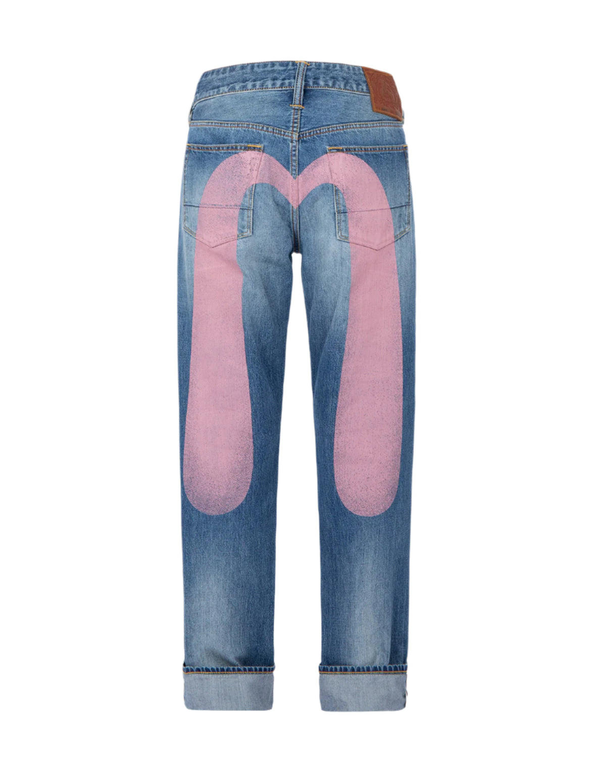 PRE-ORDER] Daicock Print Baggy-Fit Jeans #2000 – EVISU