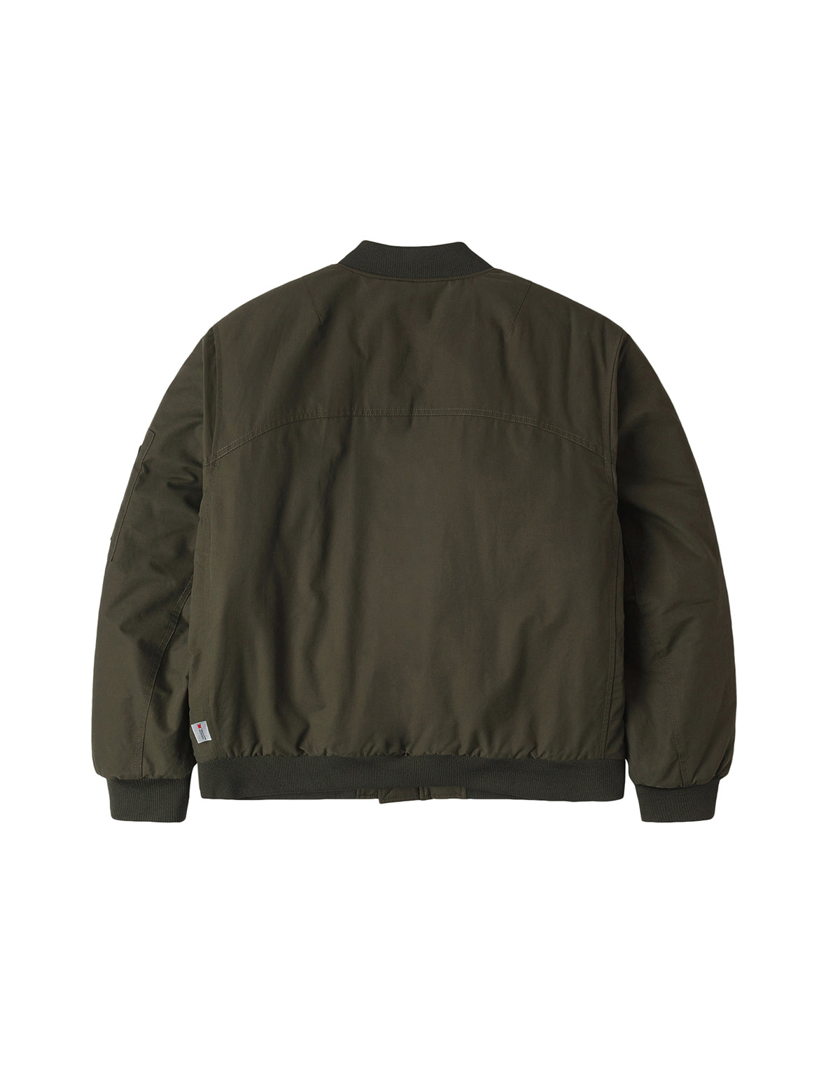 E and Seagull Appliqué Print Regular Fit Bomber Jacket