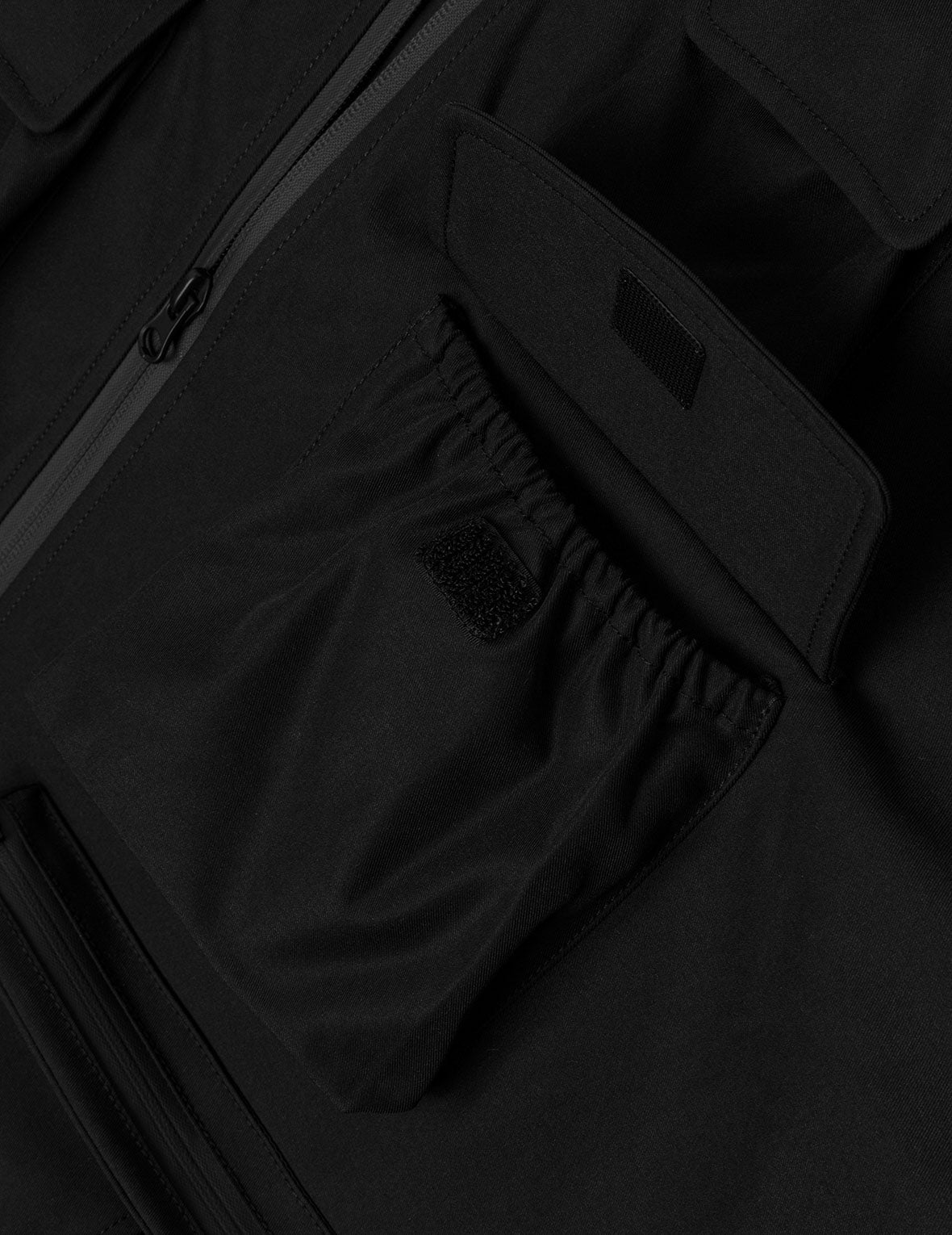 Multi-Pocket Regular Fit Outdoor Jacket with Detachable Hood