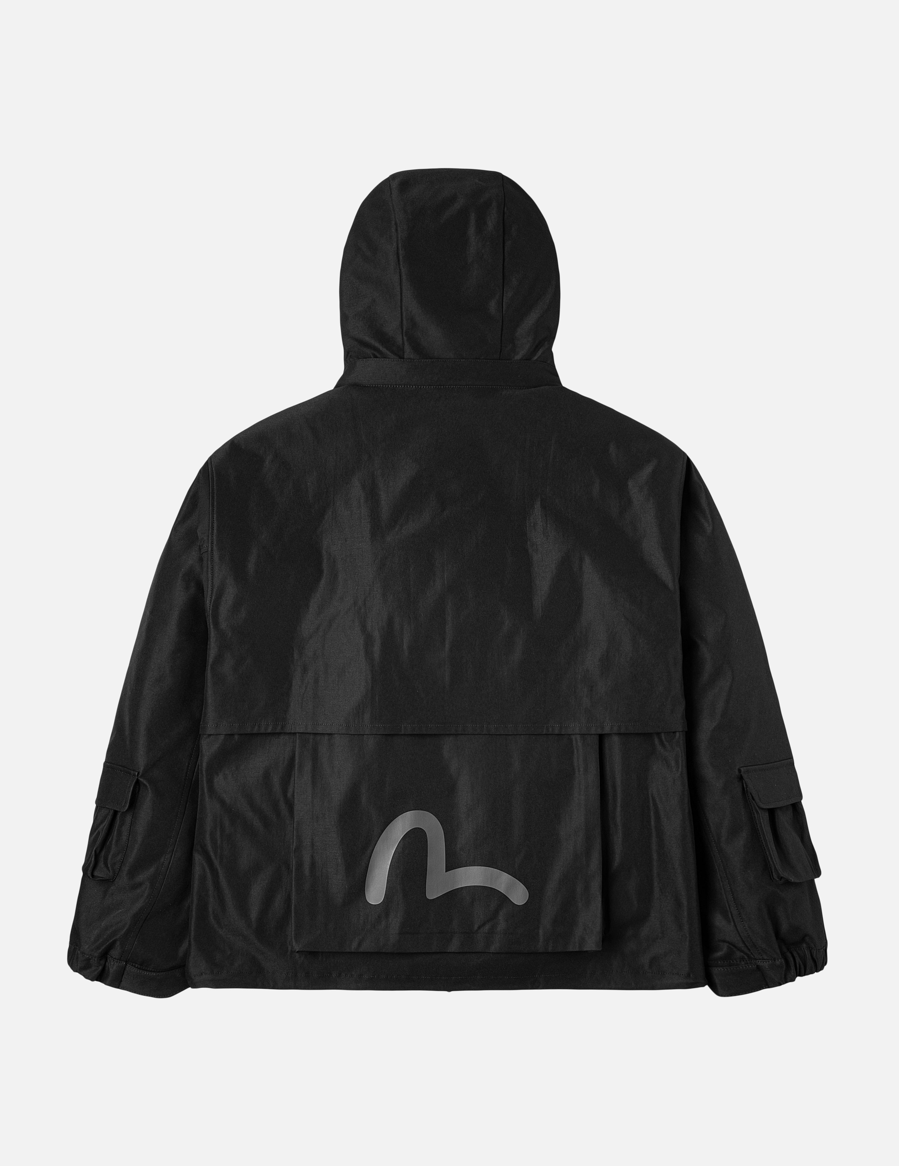 Multi-Pocket Regular Fit Outdoor Jacket with Detachable Hood