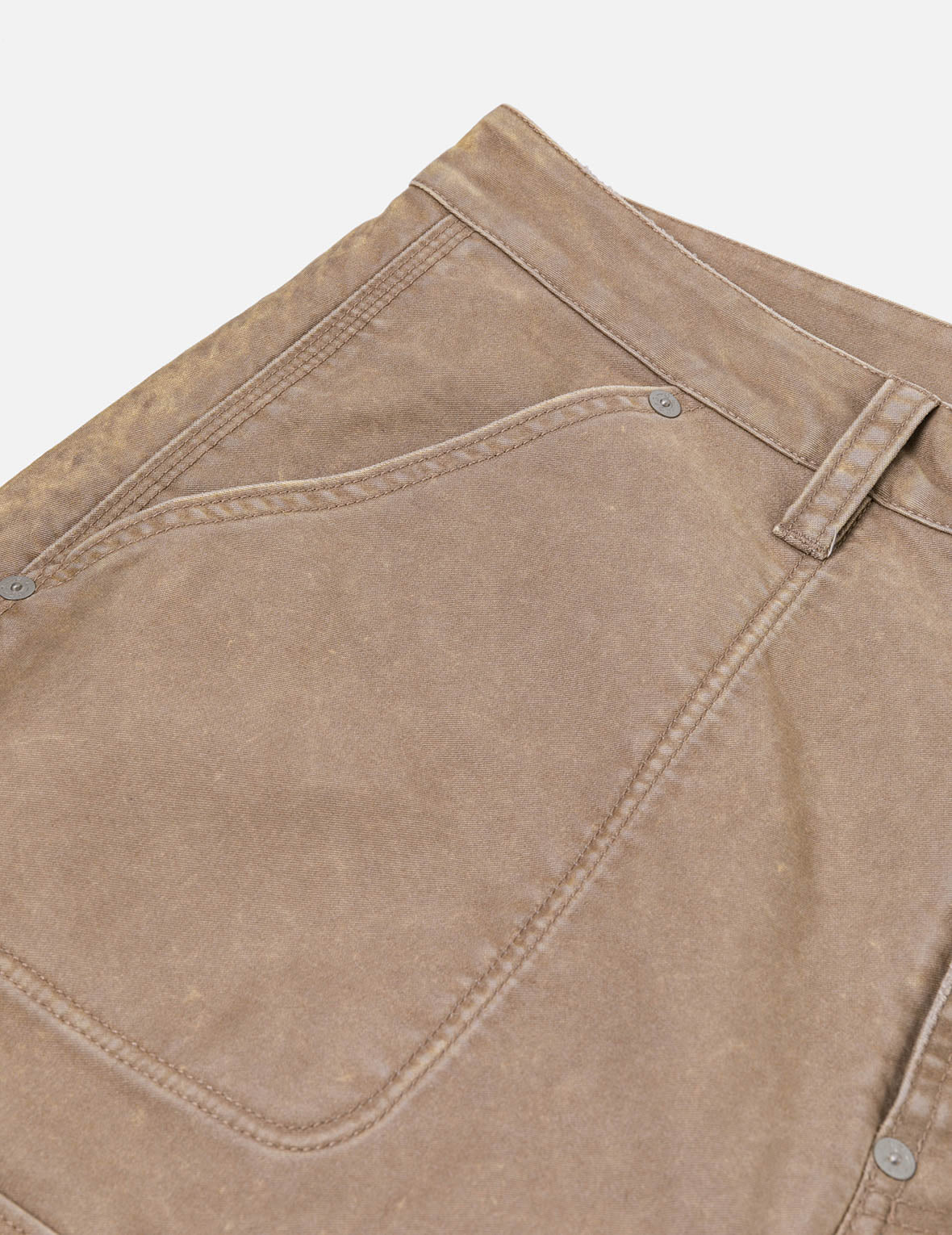 斑駁海鷗印花和多口袋常規版型工裝褲