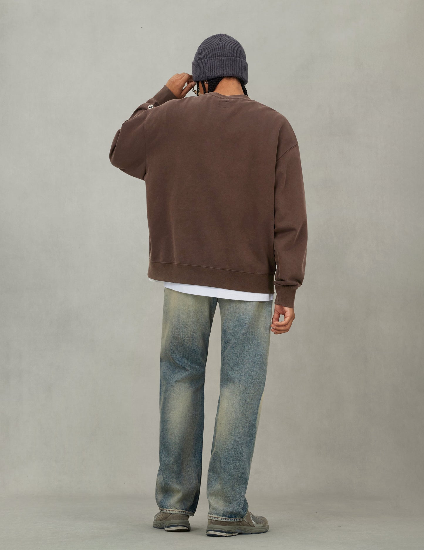 Bowling Workwear Print Relax Fit Sweatshirt