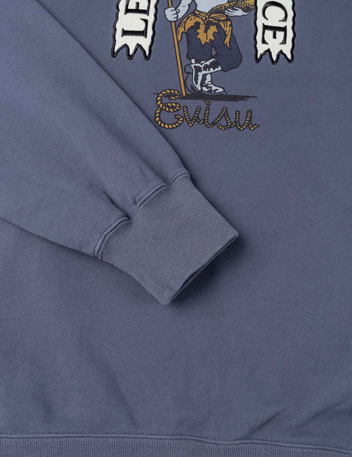 American Ebisu and Seagull Print Relax Fit Hoodie