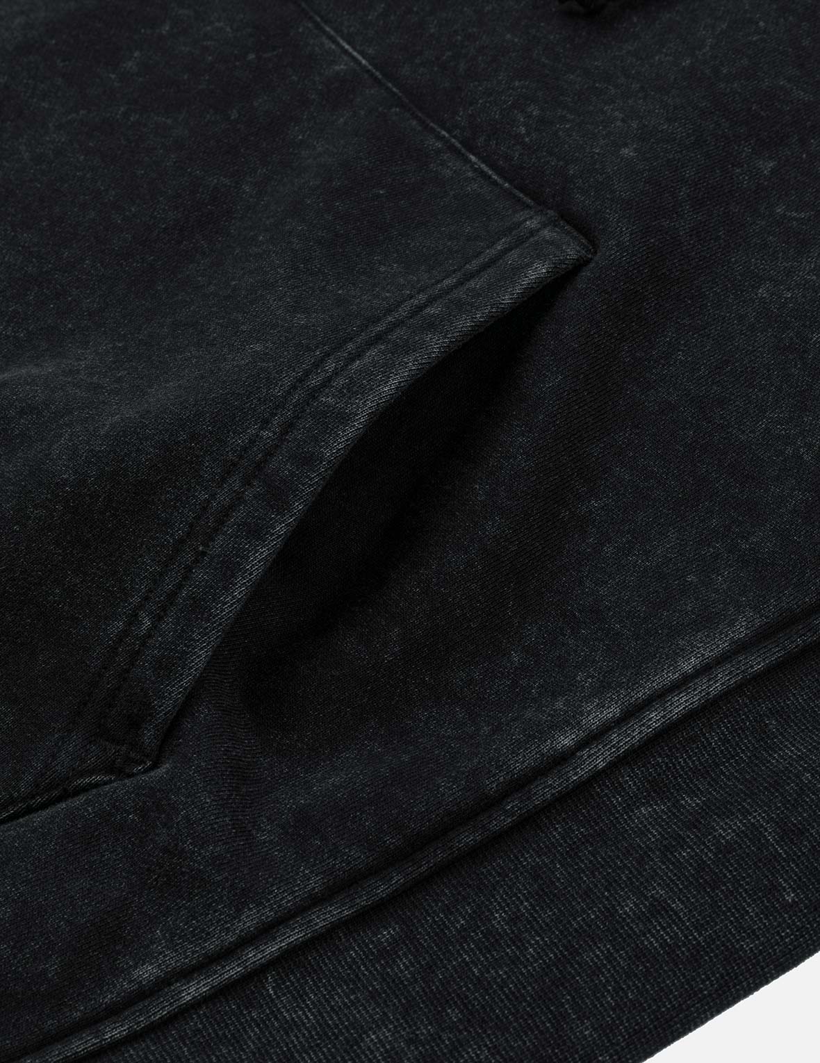 Washed Seagull and Logo Print Relax Fit Hoodie