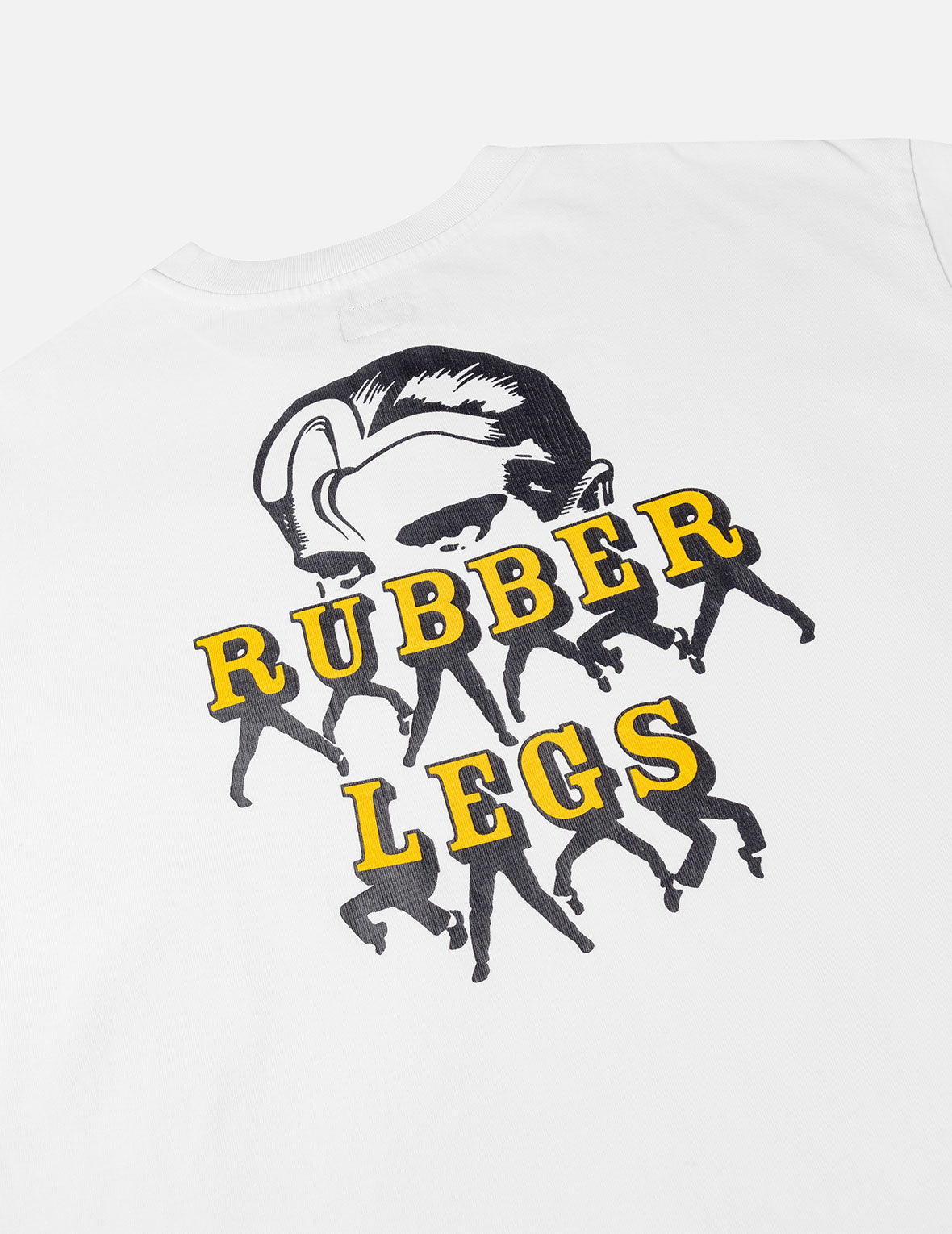 海鷗與美國舞蹈印花寬版休閒長袖T恤