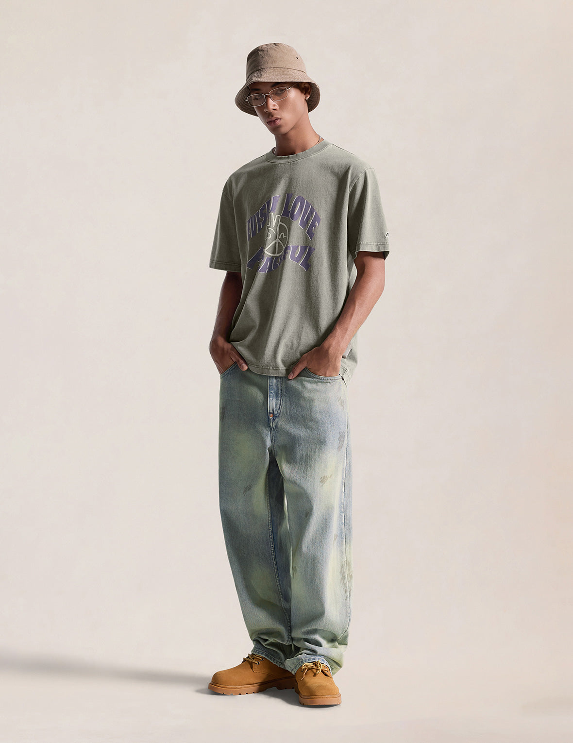 EVISU Love Peace T-Shirt