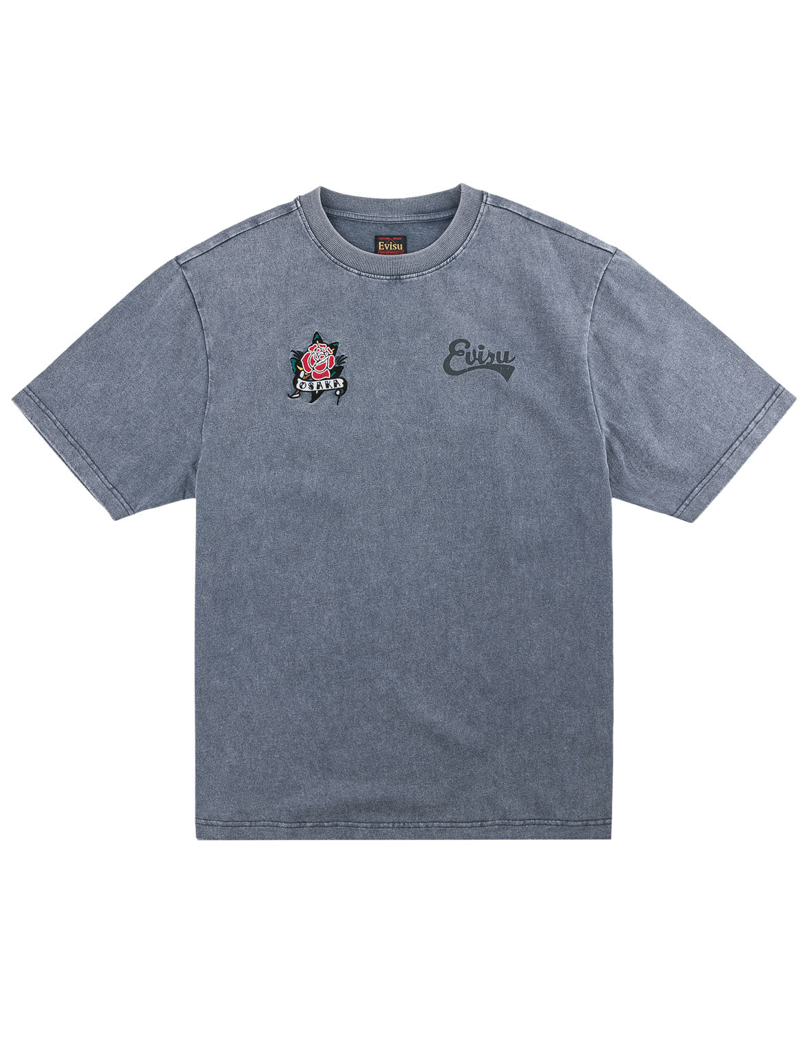 Osaka Rose & Seagull Print T-shirt