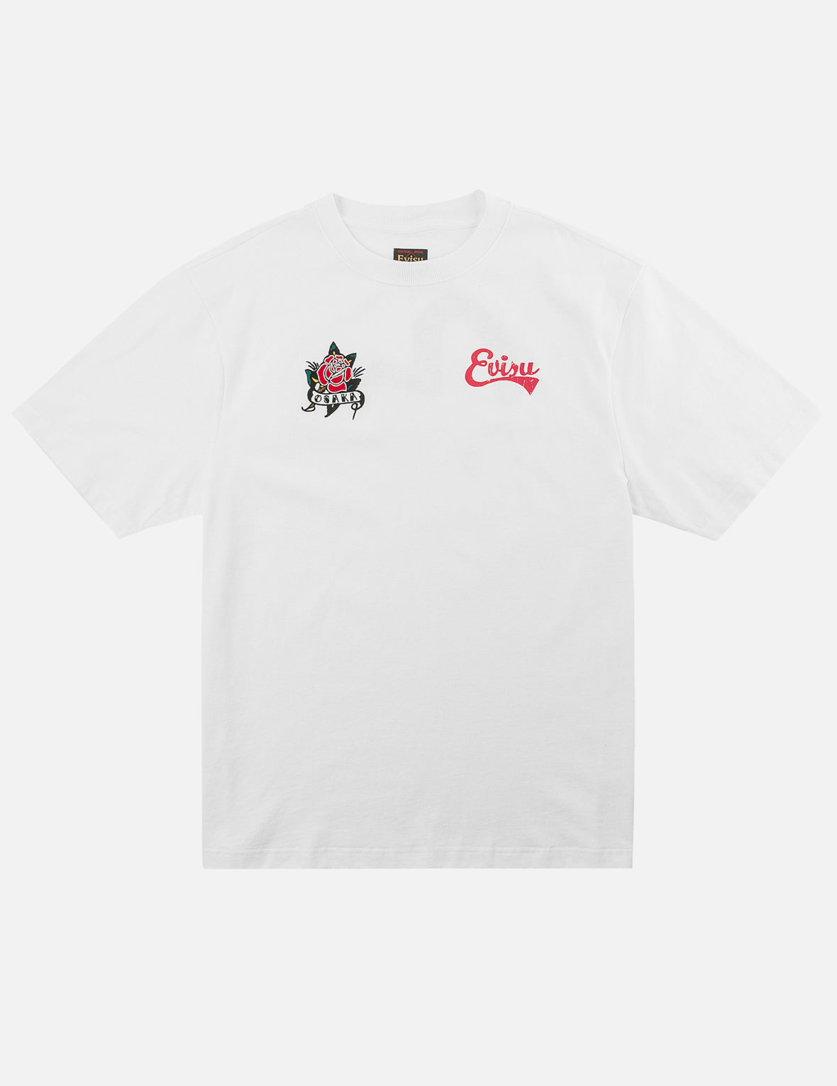 Osaka Rose & Seagull Print T-shirt