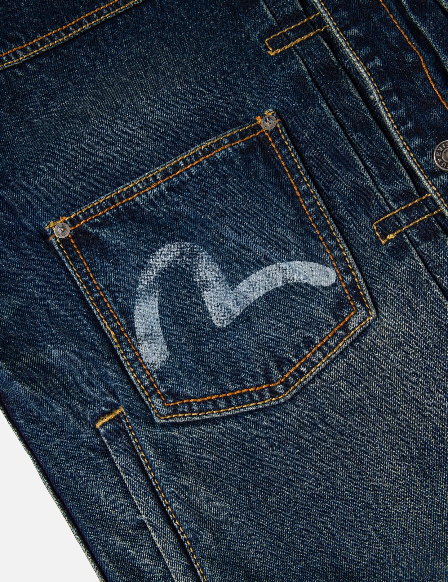 EVISU X GDC 洗水寬版休閒牛仔外套