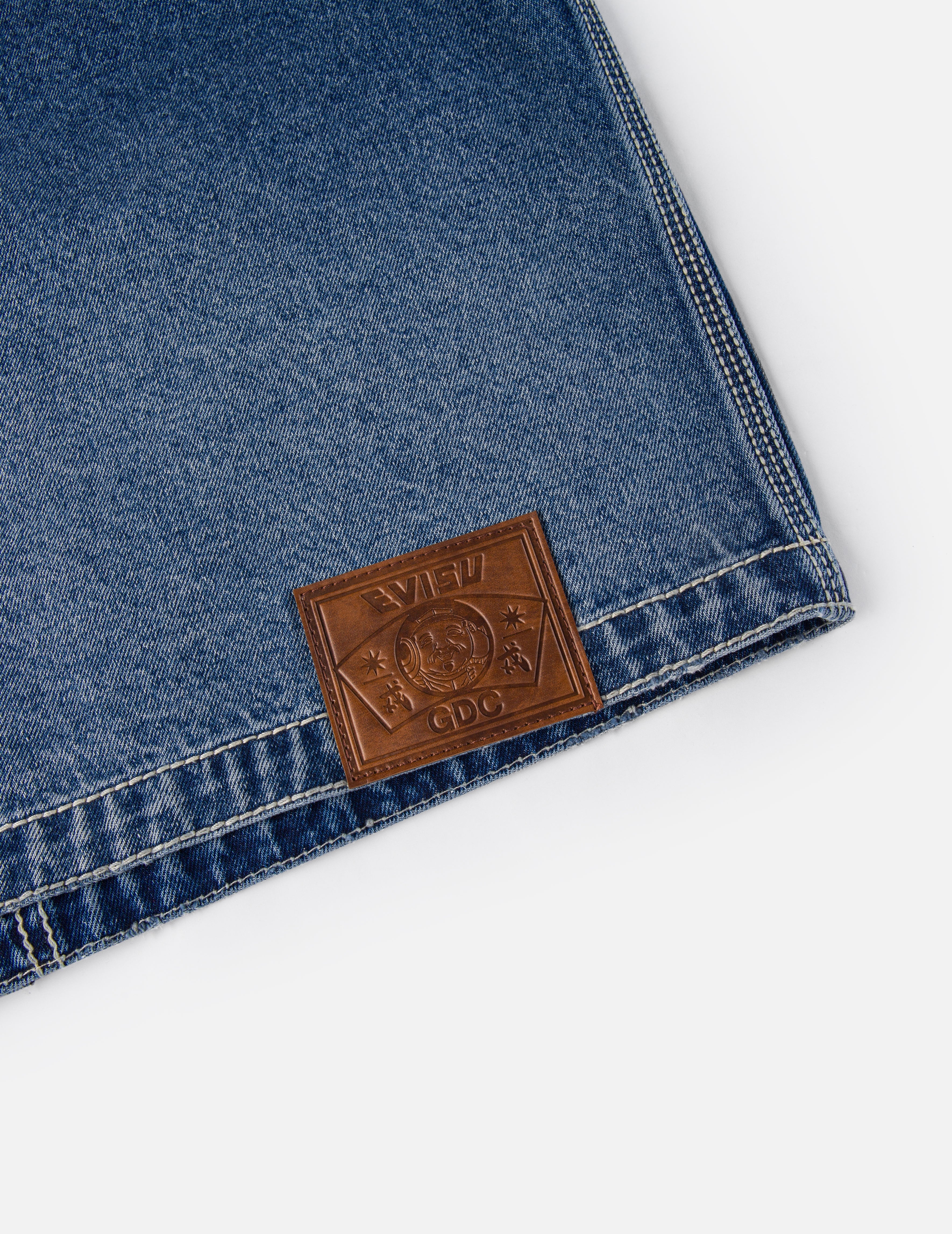 EVISU X GDC 刺繡寬版休閒牛仔工裝外套