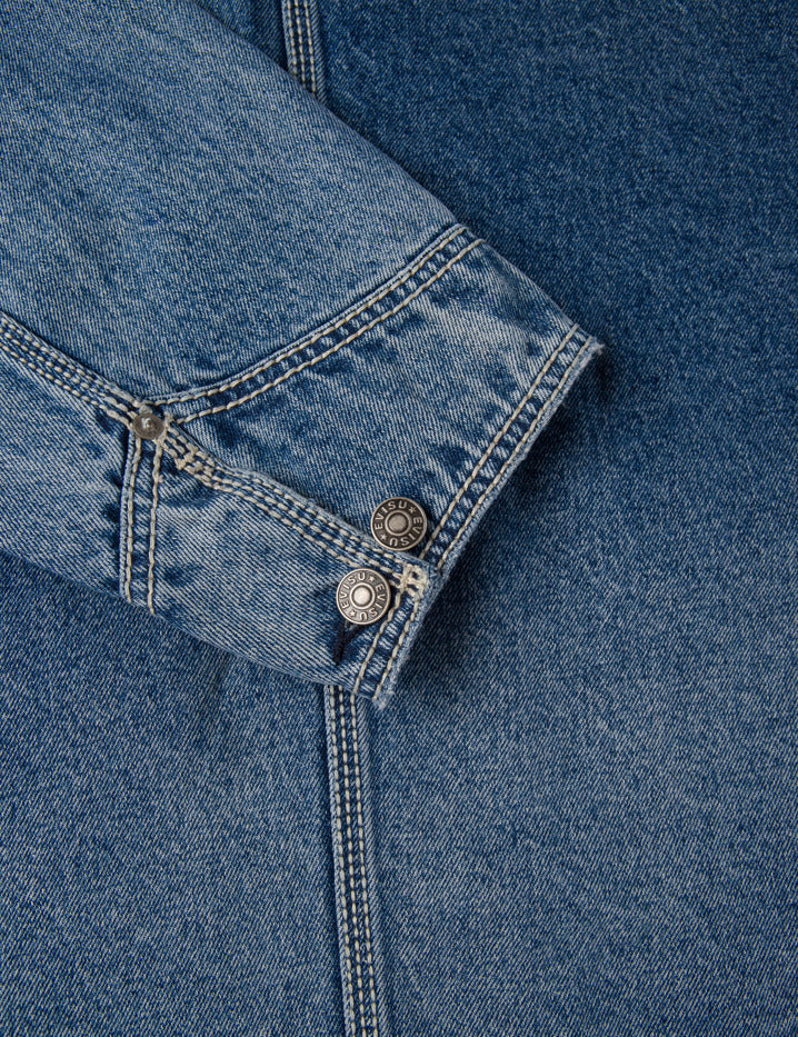 EVISU X GDC 刺繡寬版休閒牛仔工裝外套