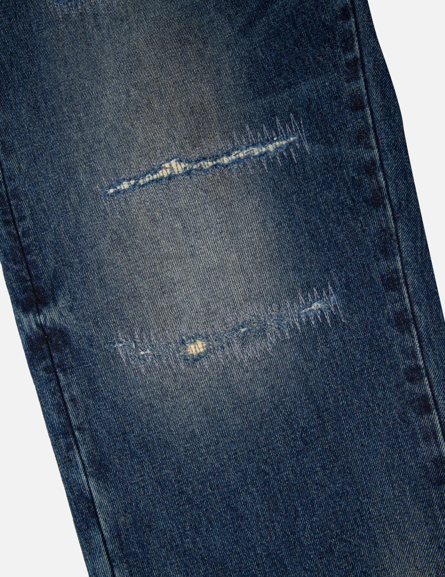 EVISU X GDC 大M印花寬版休閒牛仔褲