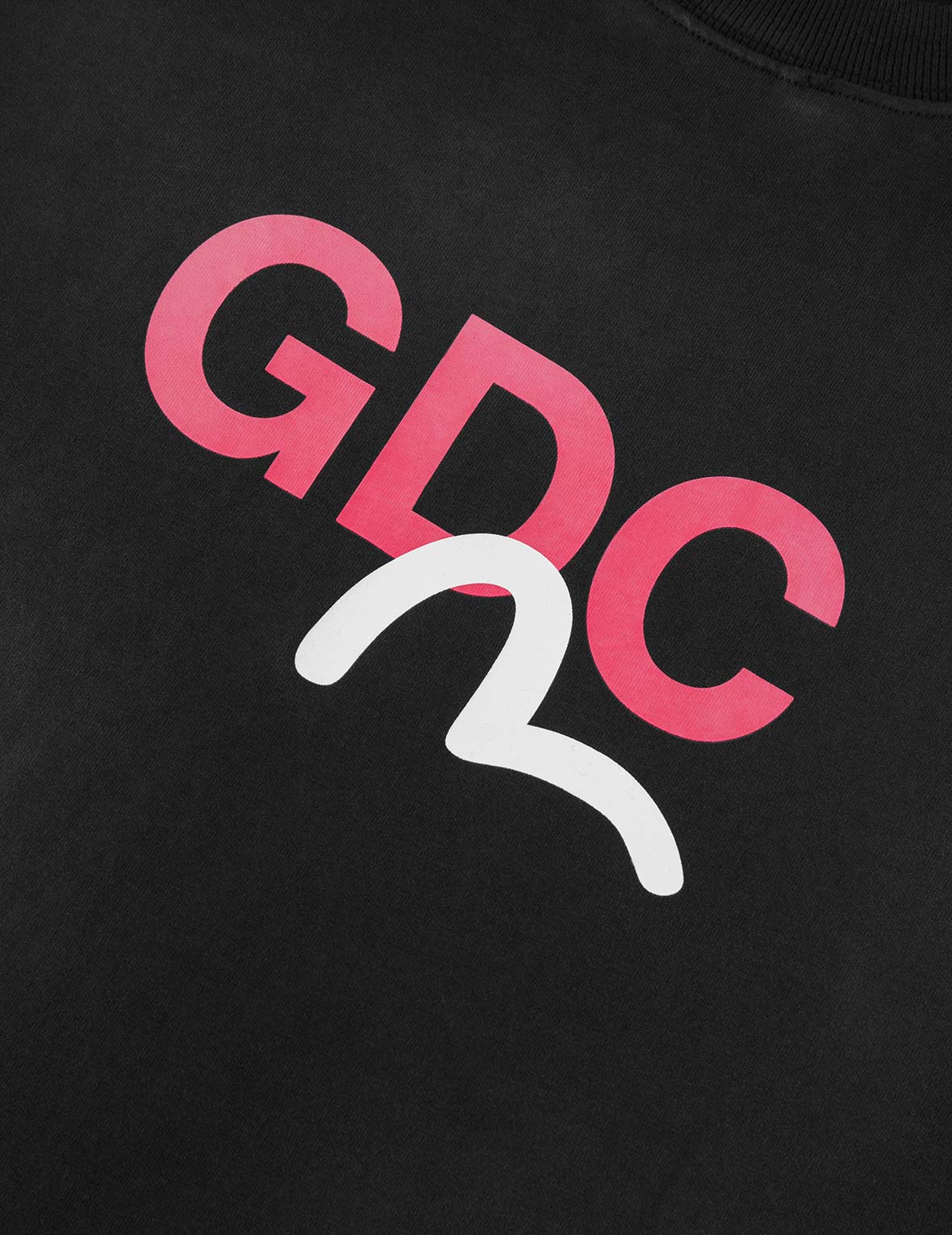 EVISU X GDC 髒洗寬版休閒T恤