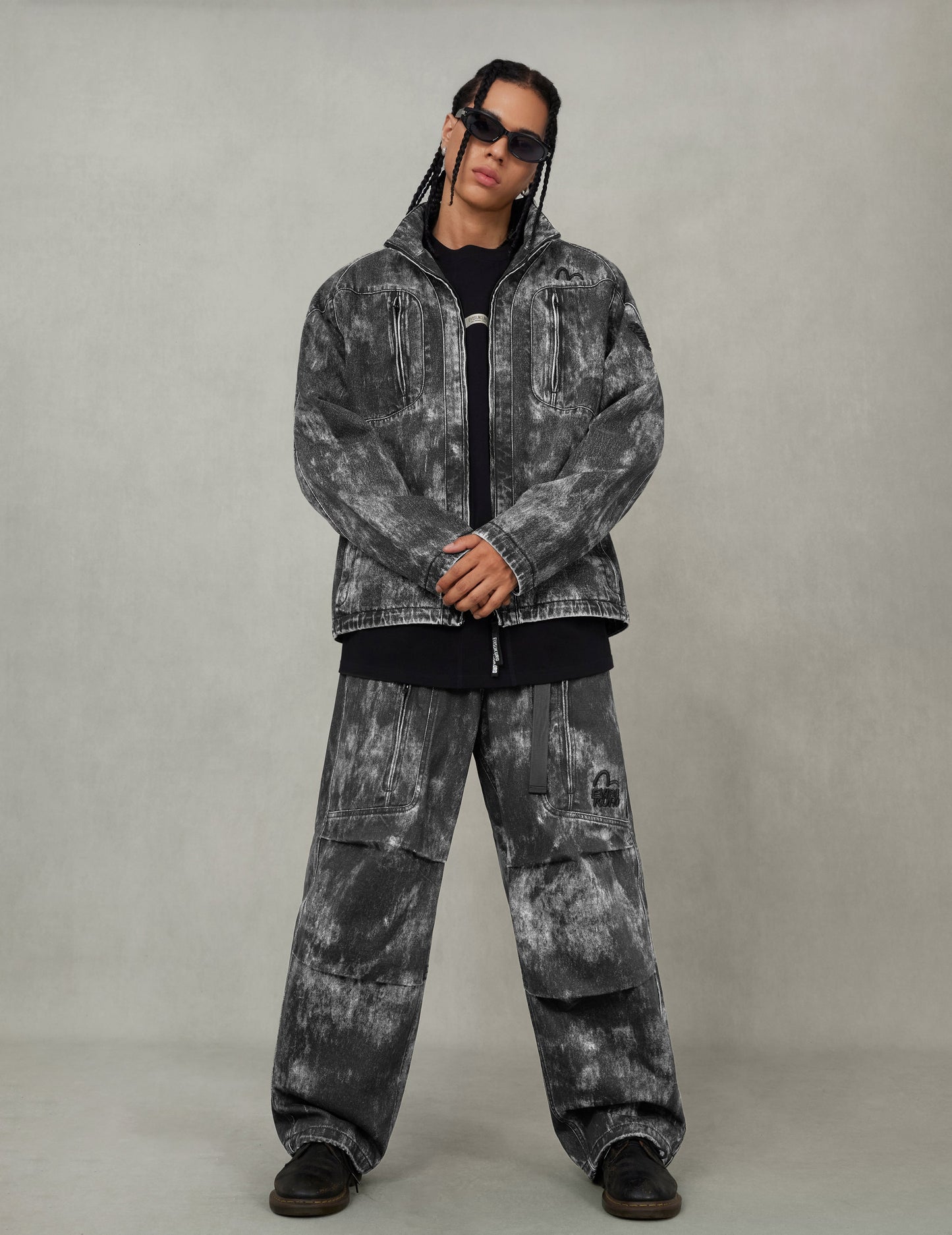 Hand Painted Allover Print Regular Fit Jacket