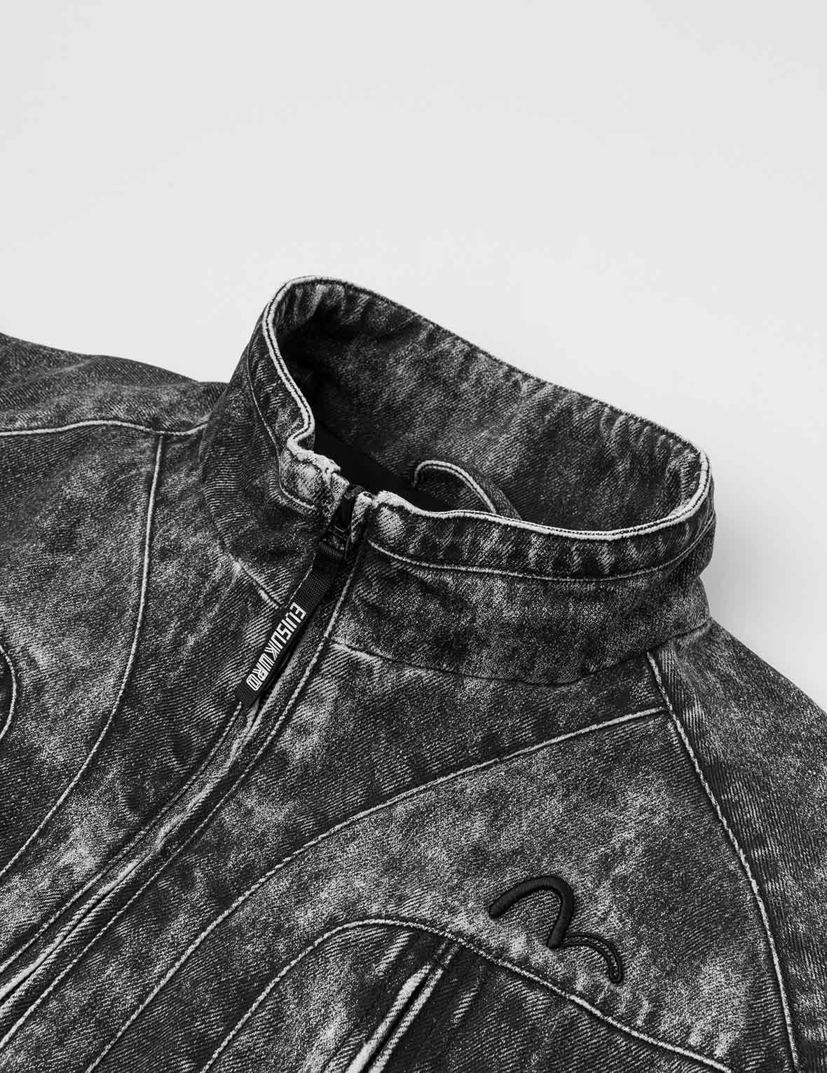 Hand Painted Allover Print Regular Fit Jacket