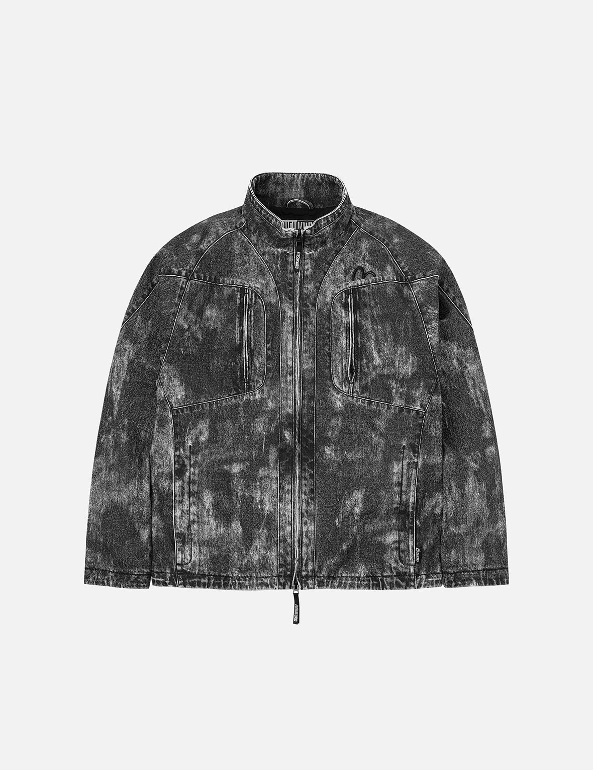 Hand Painted Allover Print Regular Fit Jacket