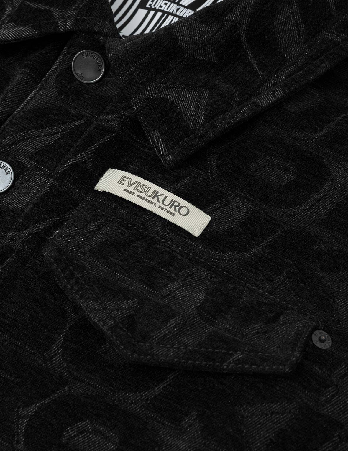 Allover EVISUKURO Jacquard Regular Fit Work Jacket