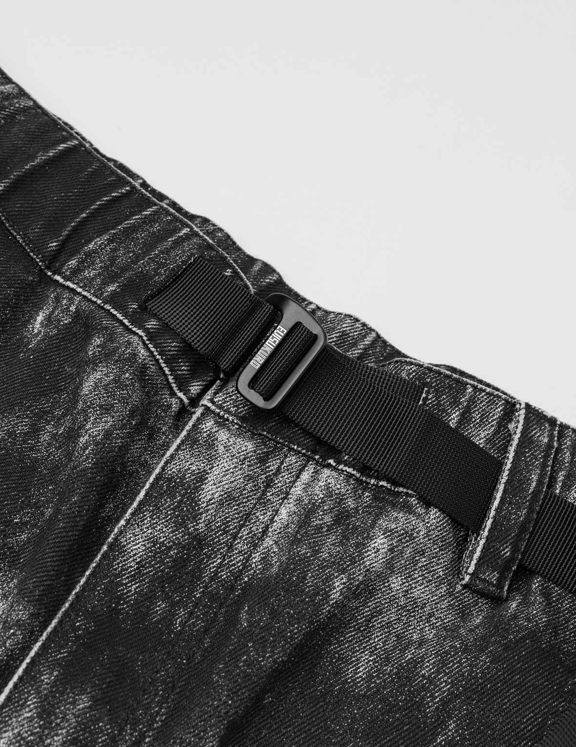 Allover Hand-painted Pattern Print Regular Fit Pants