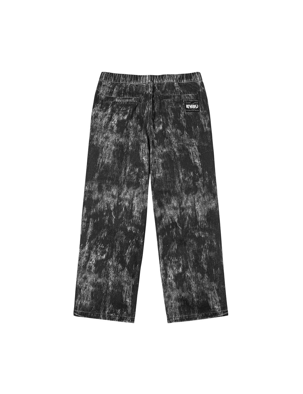 Allover Hand-painted Pattern Print Regular Fit Pants