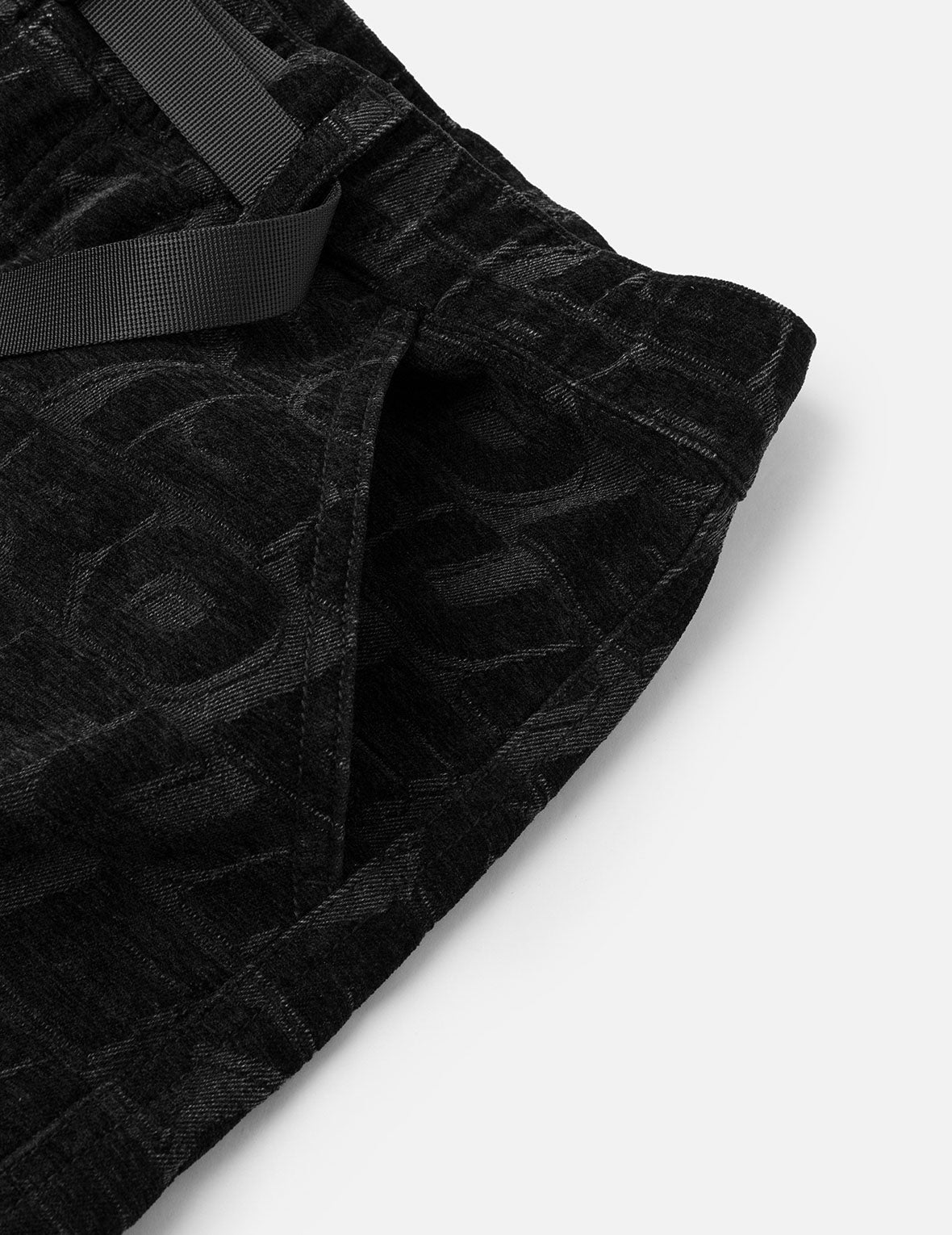 Monogram Allover Jacquard Relax Fit Worker Pants