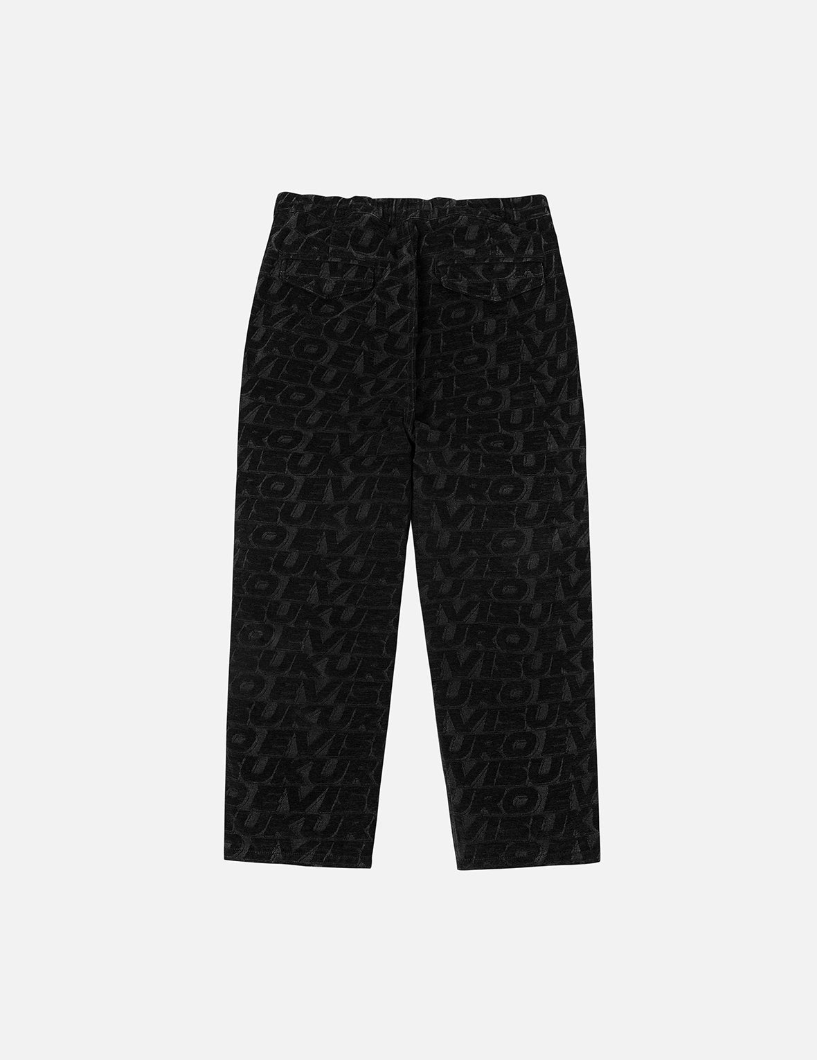 Monogram Allover Jacquard Relax Fit Worker Pants