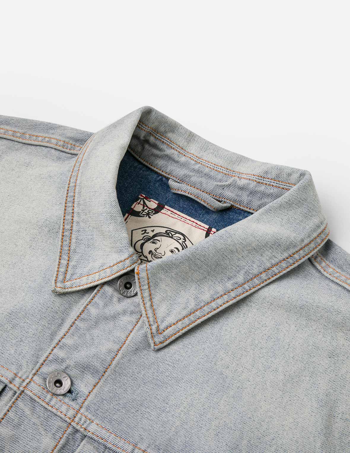 Godhead Jacquard Relax Fit Denim Jacket