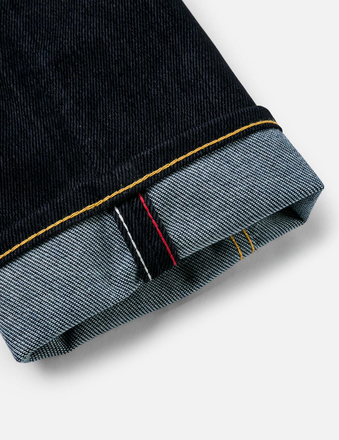 商標刺繡與海鷗印花窄腳牛仔褲 #2017