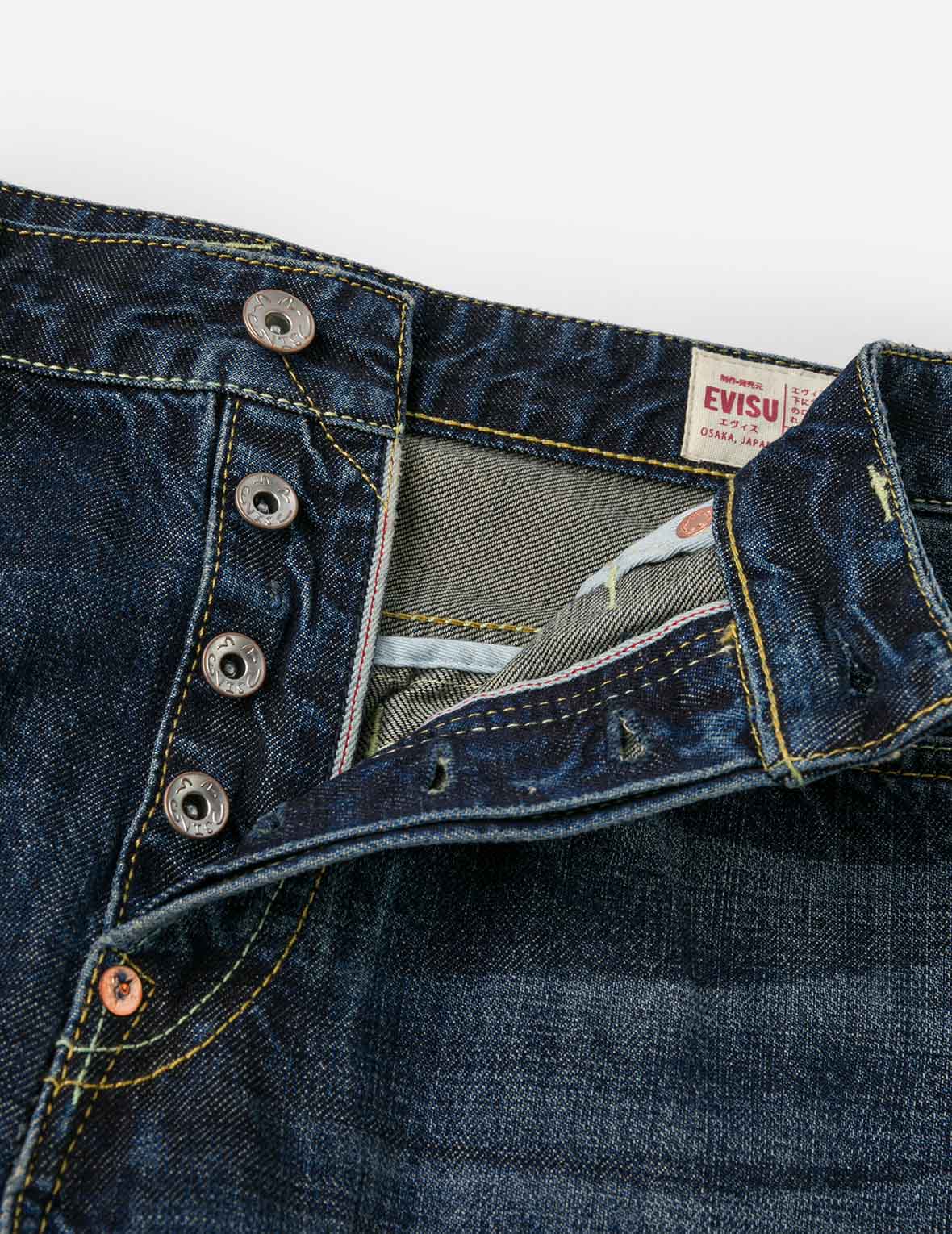 Godhead Lion Dance Daicock Print Taper Fit Jeans