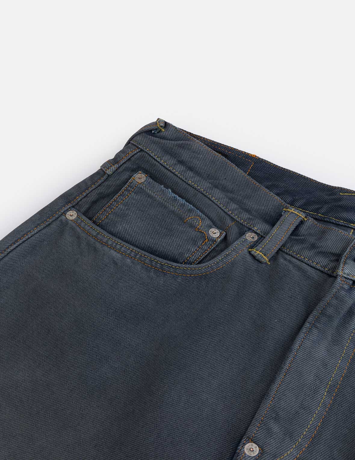 Skull Seagull Print Pockets Fashion Fit Denim Jeans